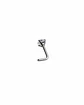 Piercing nostril 20G tipo L 3mm titanio ASTM F136 cesta - Miniatura 4