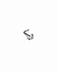 Pack 2 Piercings tipo L 3mm doble nostril simétrico titanio ASTM F136 - Miniatura 8