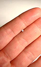 Pack 2 Piercings tipo L 2mm doble nostril simétrico titanio ASTM F136 - Miniatura 5