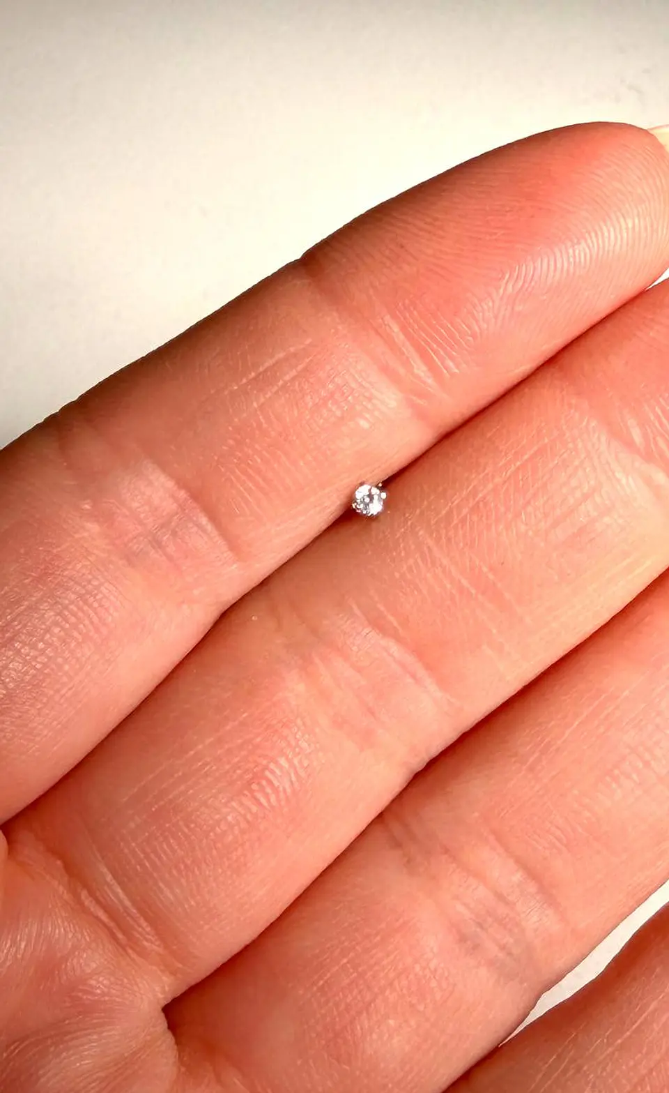 Pack 2 Piercings tipo L 2mm doble nostril simétrico titanio ASTM F136 5