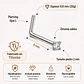 Pack 2 Piercings tipo L 2mm doble nostril simétrico titanio ASTM F136 - Miniatura 3