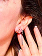 Piercing argolla Eva zirconias titanium astm 136 dorado PVD 10mm 16g - Miniatura 5