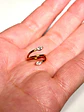 Piercing argolla Eva zirconias titanium astm 136 dorado PVD 10mm 16g - Miniatura 8