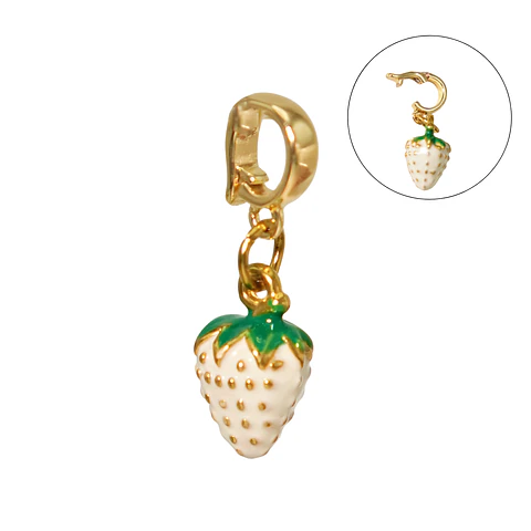 Charm removible Frutilla Blanca Colección Frutería 