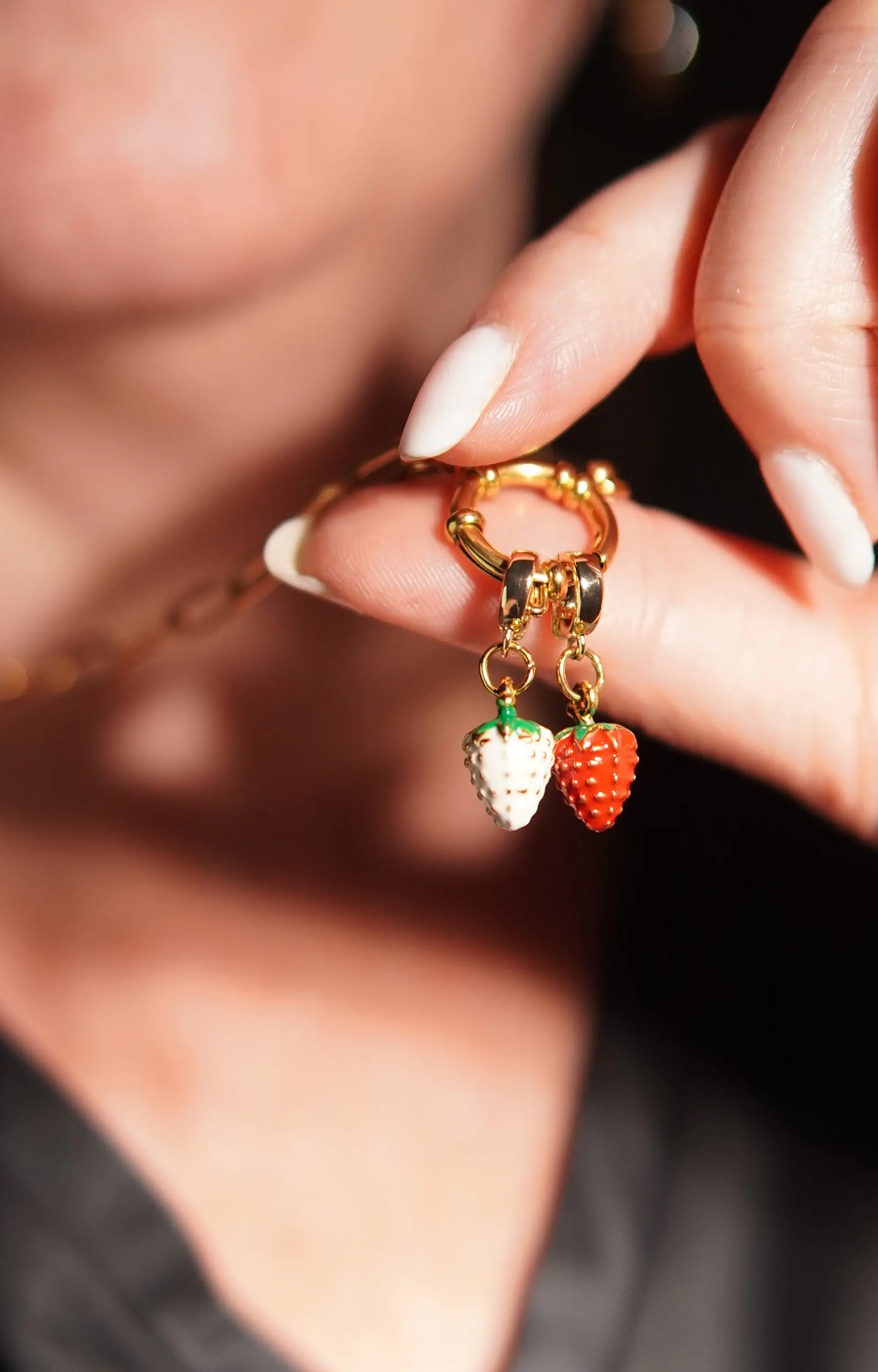 Charm removible Frutilla Roja Colección Frutería 7