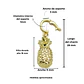 Charm removible Piña Dorada Colección Frutería - Miniatura 2