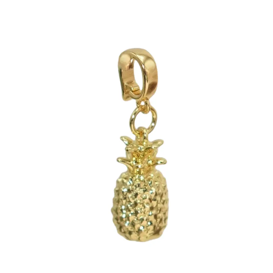 Charm removible Piña Dorada Colección Frutería 10