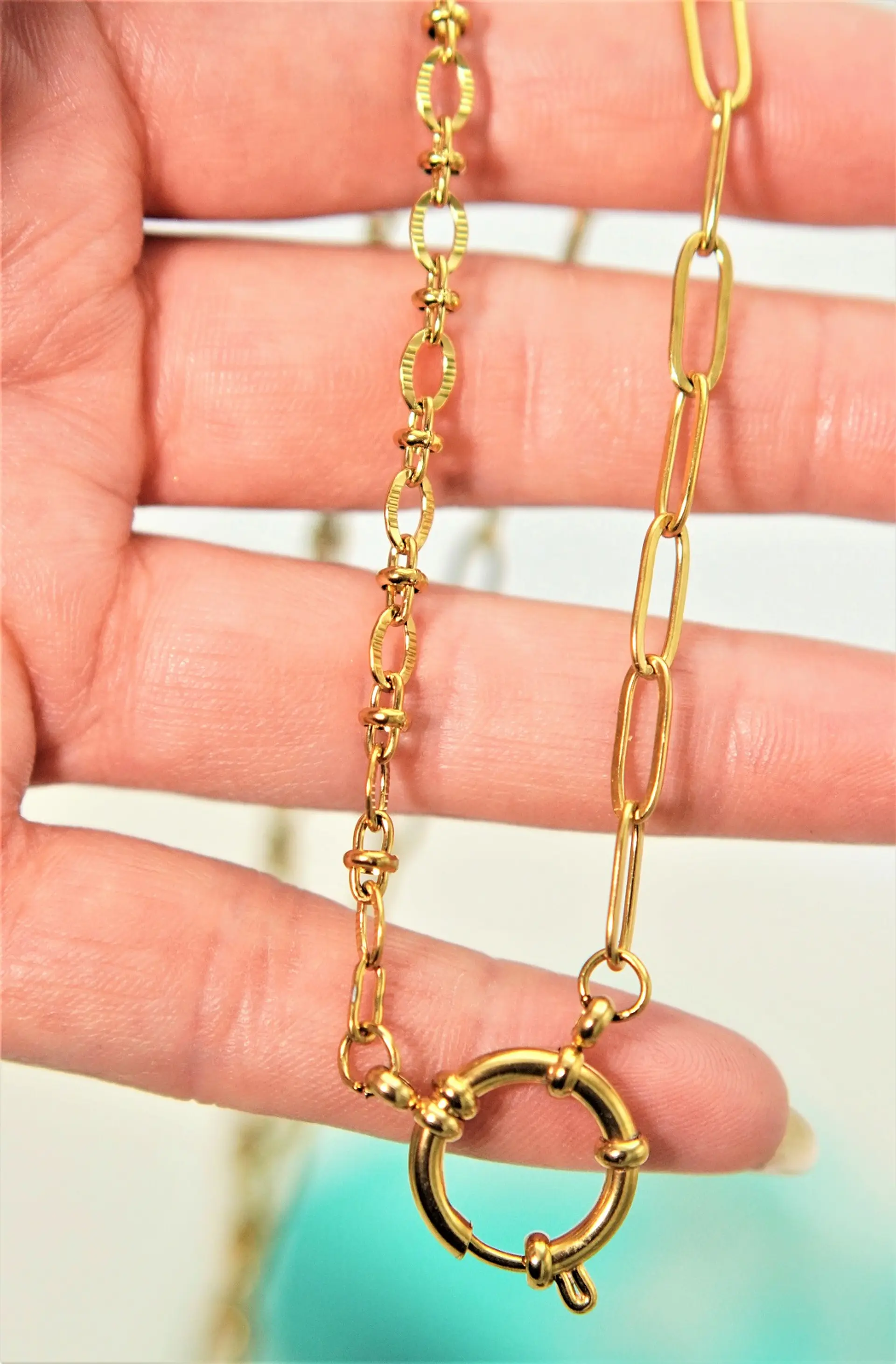 Collar Lucy Tipo Timón Combinado | Colección Frutería 12