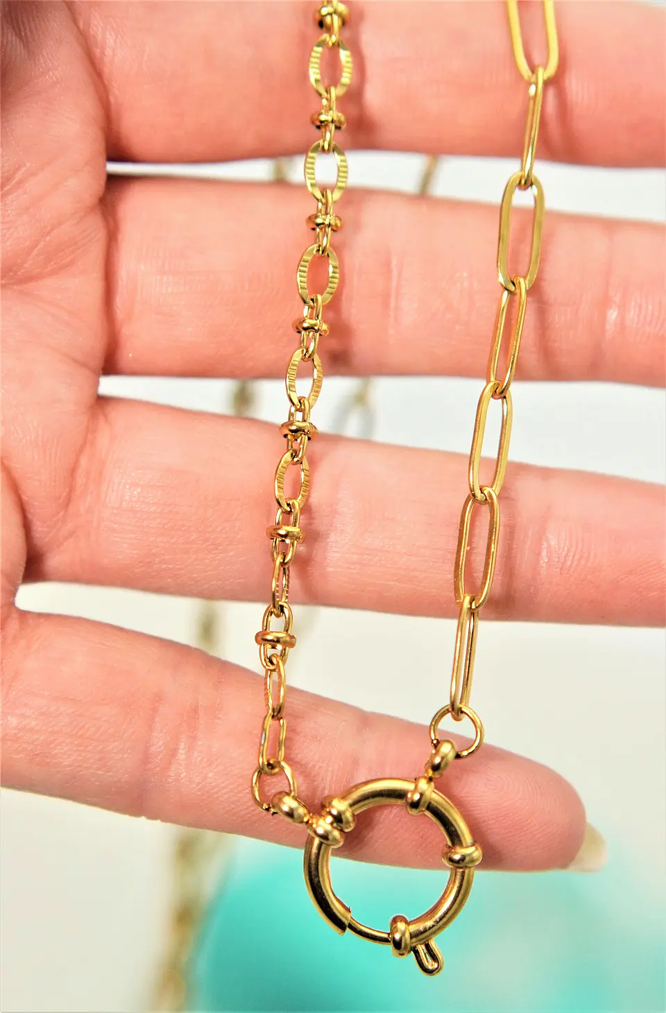 Collar Lucy Tipo Timón Combinado | Colección Frutería 12