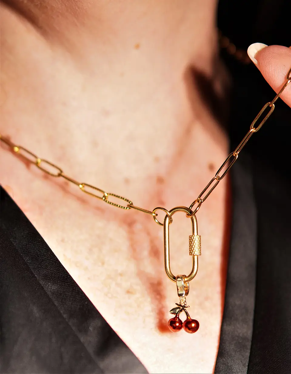 Collar Mauve con Cierre Rectangular Tipo Timón | Colección Frutería 5