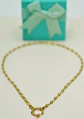 Collar Aleli con Cierre Tipo Timón Chapado en Oro | Colección Frutería - Miniatura 4
