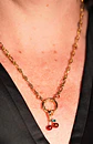 Collar Aleli con Cierre Tipo Timón Chapado en Oro | Colección Frutería - Miniatura 7