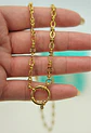 Collar Aleli con Cierre Tipo Timón Chapado en Oro | Colección Frutería - Miniatura 5