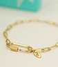 Collar y Pulsera Dorada con Cierre Rectangular Eslabones Tipo Timón | Colección Frutería - Miniatura 6