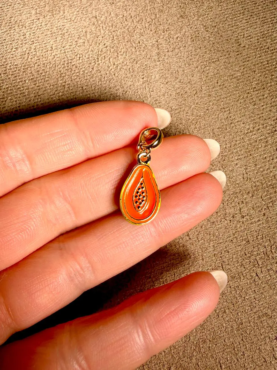 Charm removible Papaya Colección Frutería 9