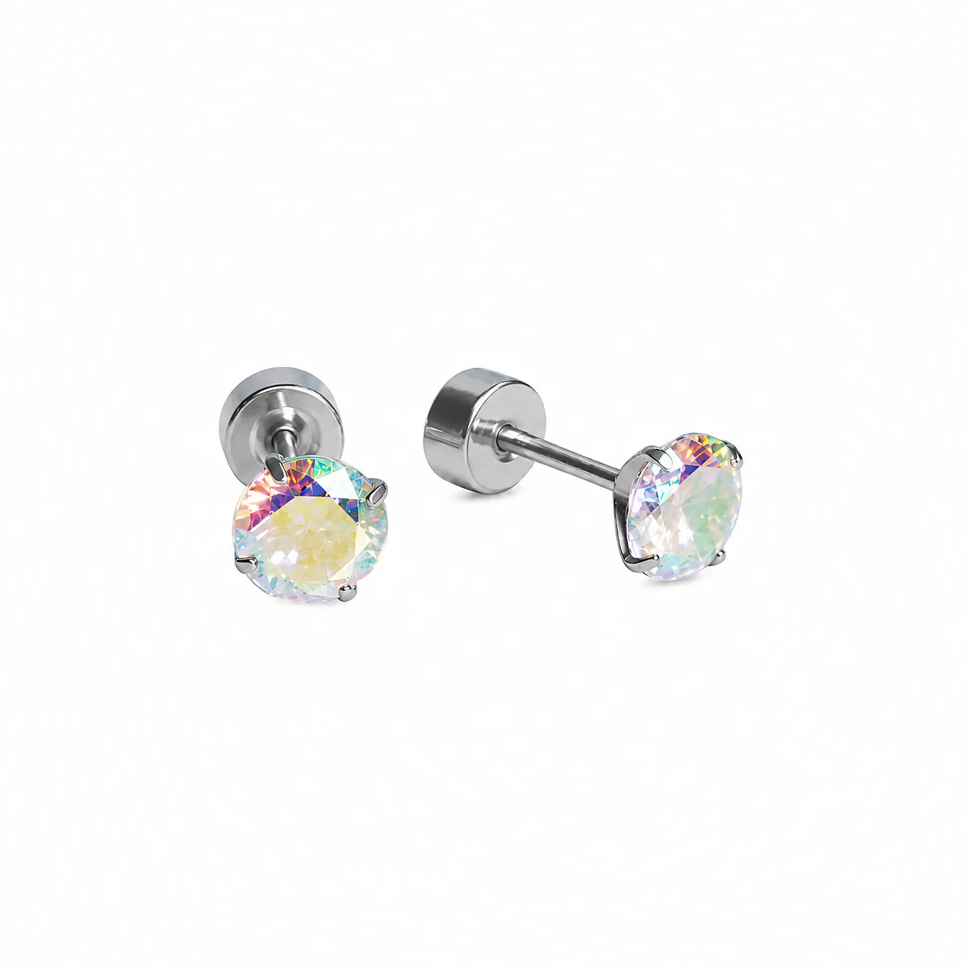 Aros punto de luz Aurora titanio Zirconia 5mm 11