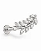 Piercing Helena labret 8mm 16G zirconias Titanio plateado - Miniatura 7