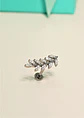 Piercing Helena labret 8mm 16G zirconias Titanio plateado - Miniatura 10