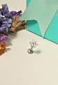 Piercing labret Cloe opalo zirconia 8mm titanio F136 - Miniatura 9