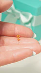 Piercing labret Zoe titanio F136 8mm 16G PVD Oro 18k - Miniatura 7