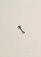Piercing labret Zoe titanio F136 8mm 16G plateado - Miniatura 11