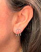Piercing labret Maya 8mm 16G titanio ASTM F136 - Miniatura 4