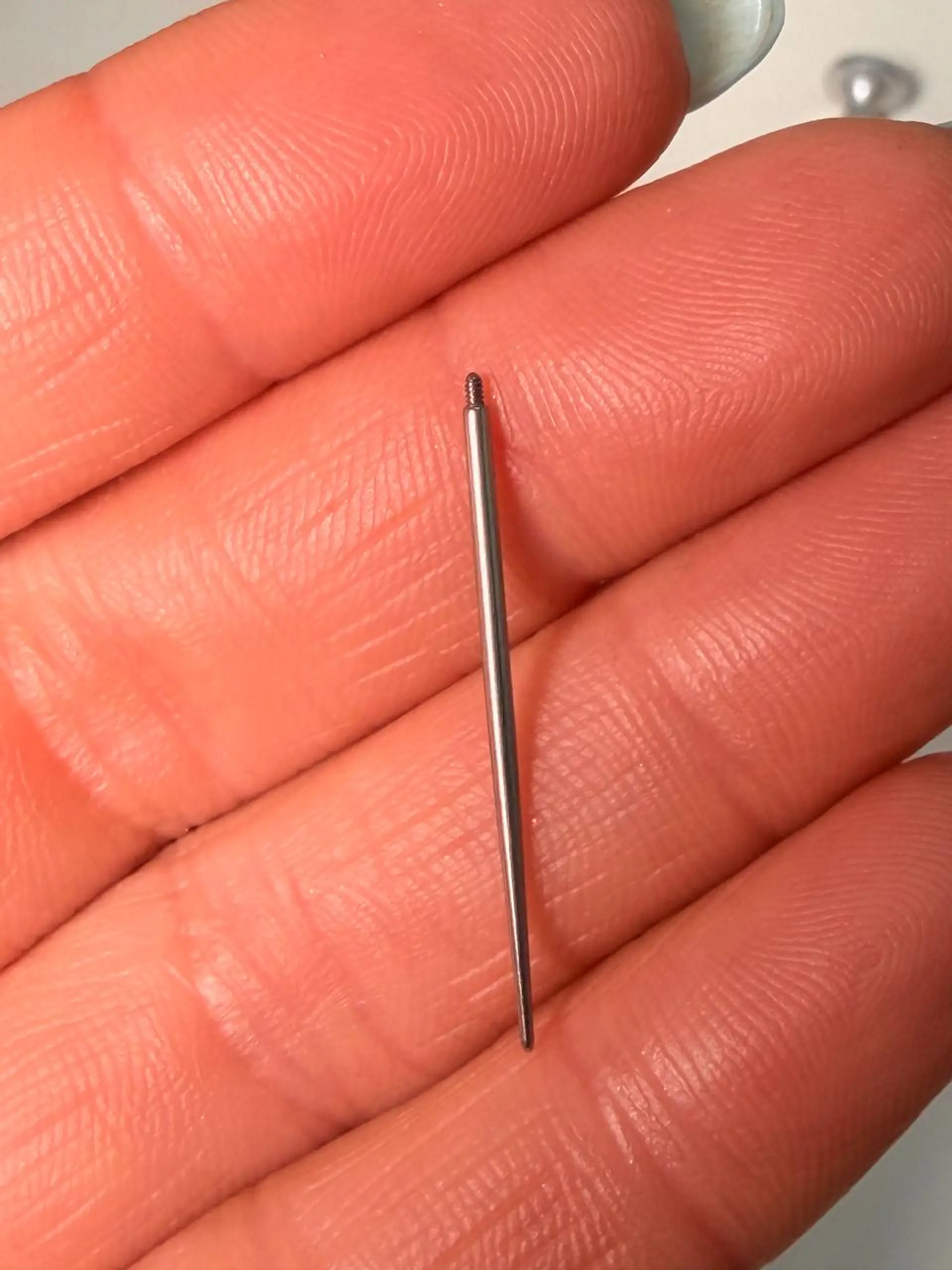 Kit Profesional Juma PRO 16G para Cambiar Piercing Guía de Insercion + Pinza de Precision 9