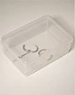 Pack de 12 cajas plasticas transparentes 76x51 mm almacenaje - Miniatura 4