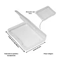 Pack de 12 cajas plasticas transparentes 68x53 mm almacenaje - Miniatura 3