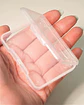 Pack de 12 cajas plasticas transparentes 68x53 mm almacenaje - Miniatura 9
