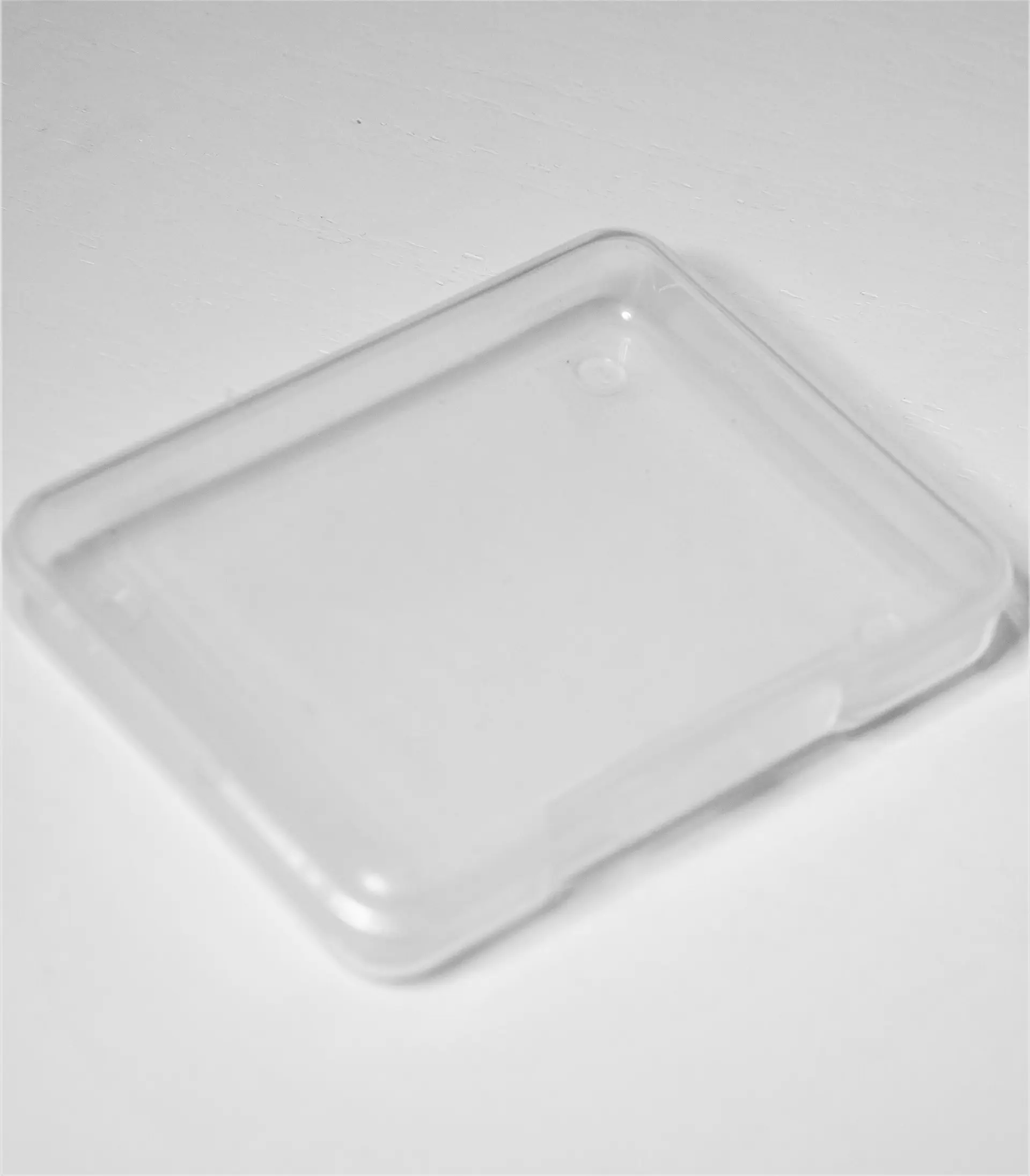 Pack de 12 cajas plasticas transparentes 68x53 mm almacenaje 10