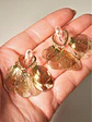 Aros Libelula sin perforacion bañados en oro 14k - Miniatura 4
