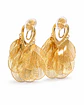 Aros Libelula sin perforacion bañados en oro 14k - Miniatura 12