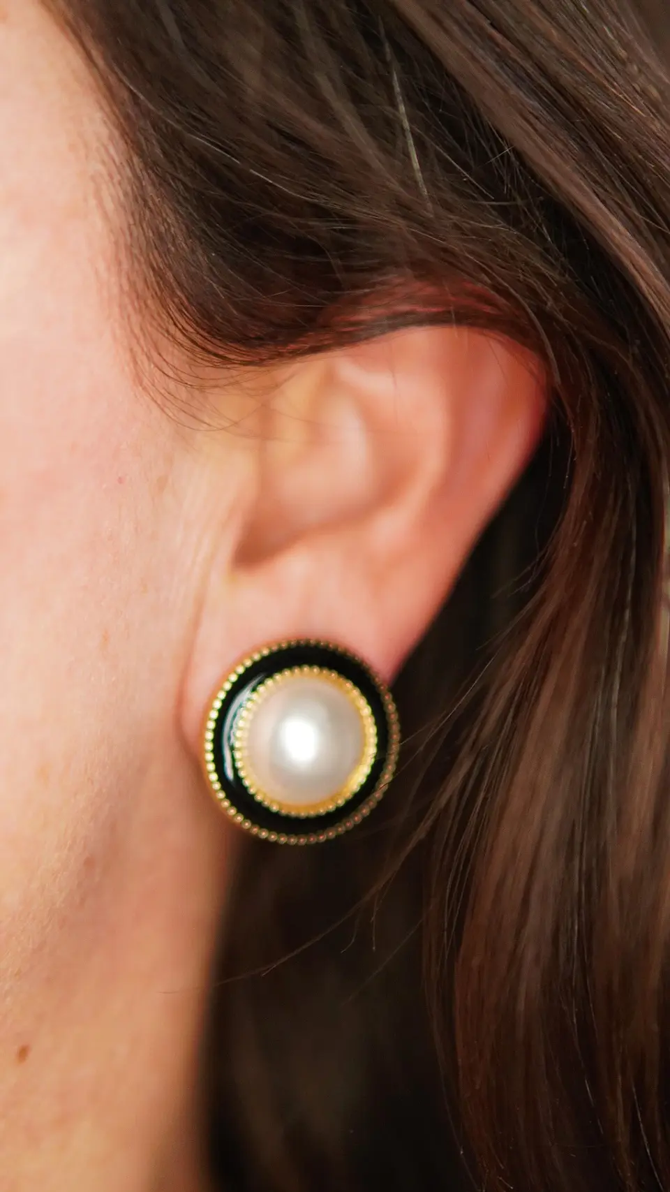 Aros Dinastia clip sin perforacion bañado en oro 14k  2