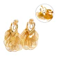 Aros Libelula sin perforacion bañados en oro 14k - Miniatura 1