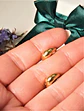 Argollas Camila chunky 20G 8MM titanio PVD oro 18 ASTM F136 - Miniatura 7