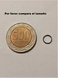 Argollas Emma 20G 6mm zirconias titanio ASTM F136 - Miniatura 5
