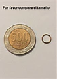 Piercing Argolla Emma 20G 6mm Titanio PVD Oro 18k - Miniatura 5