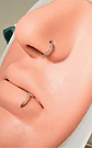 Piercing argolla Emma 20G 6mm Titanio ASTM 136 - Miniatura 4