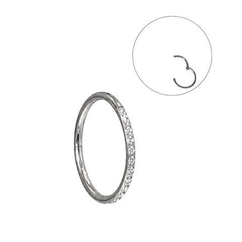 Piercing argolla Emma 20G 6mm Titanio ASTM 136