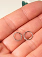 Argollas Emma 20G 8mm zirconias titanio ASTM F136 - Miniatura 7