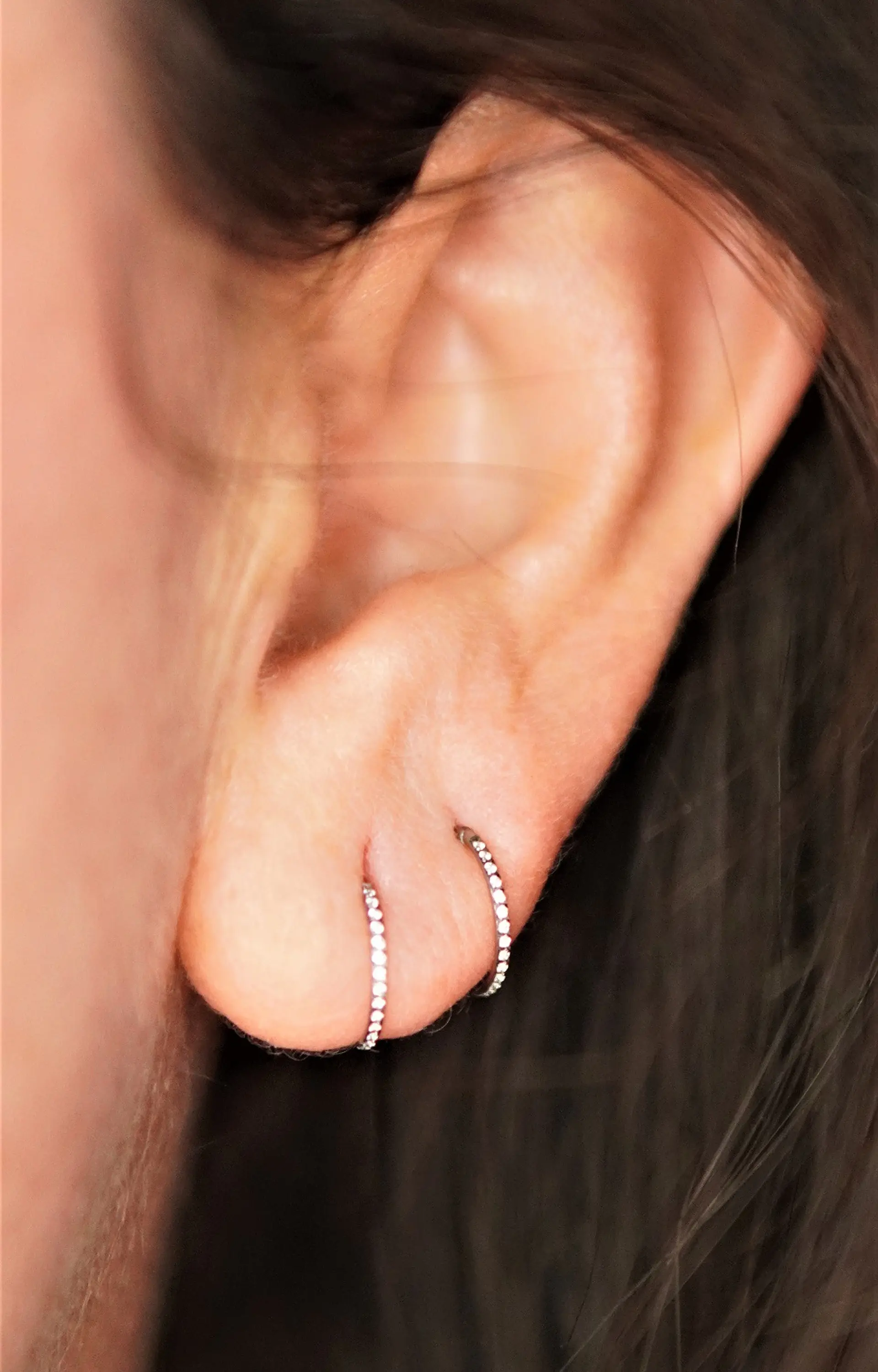Argollas Emma 20G 8mm zirconias titanio ASTM F136 10