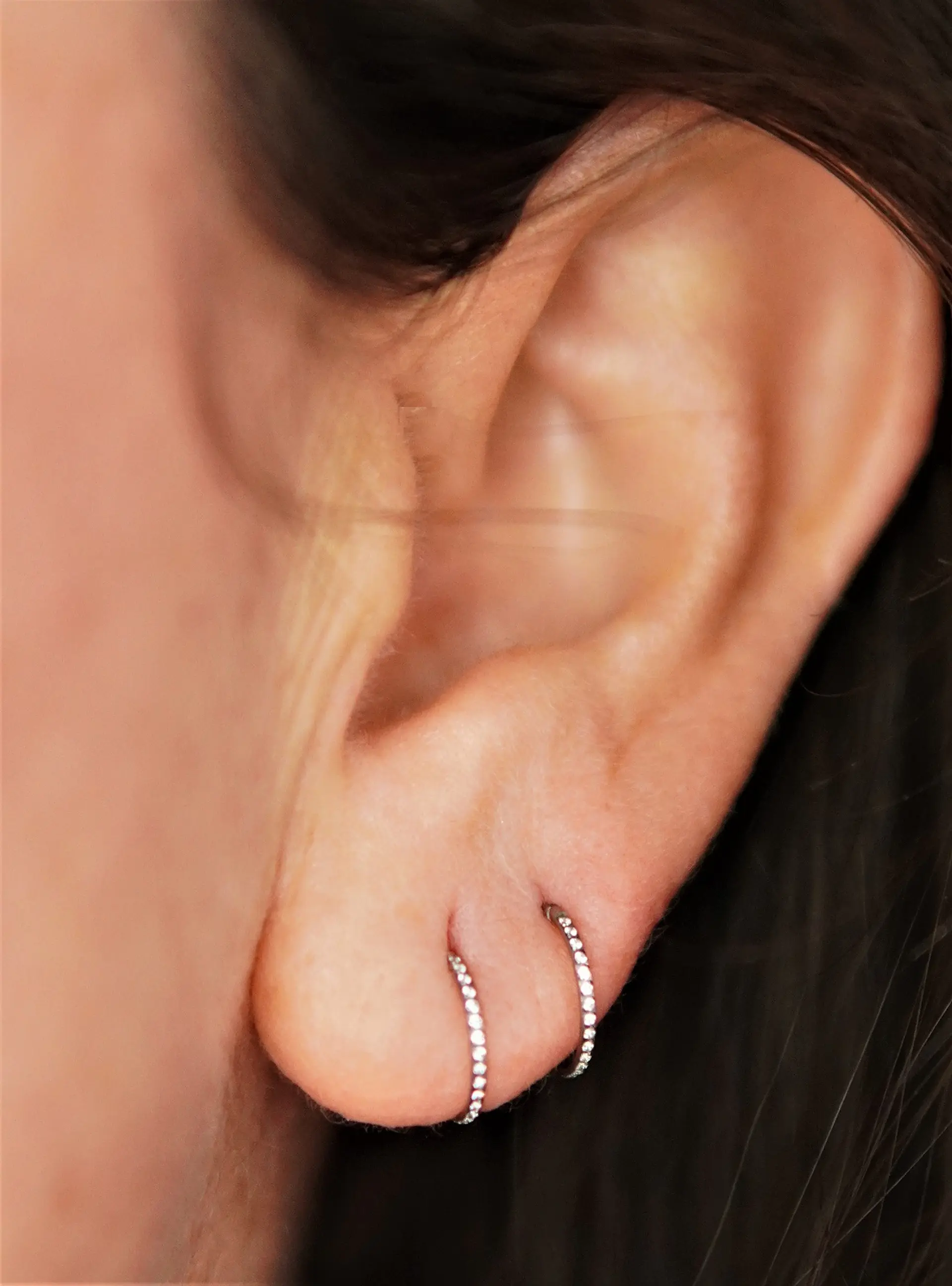 Argollas Emma 20G 8mm zirconias titanio ASTM F136 2