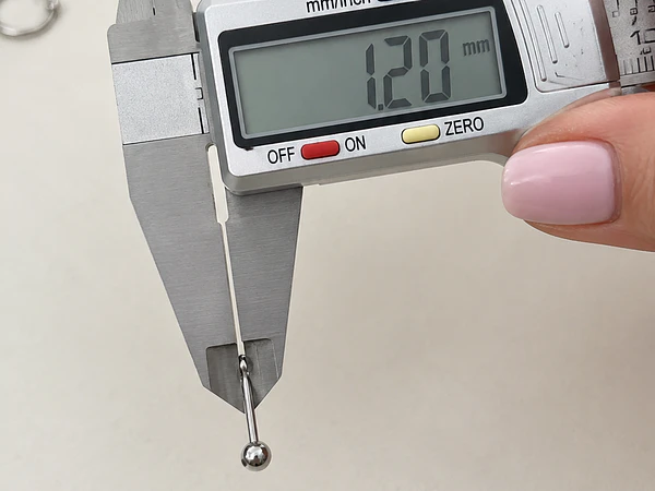 Calibres de piercing: qué significan 14G, 16G, 18G y 20G