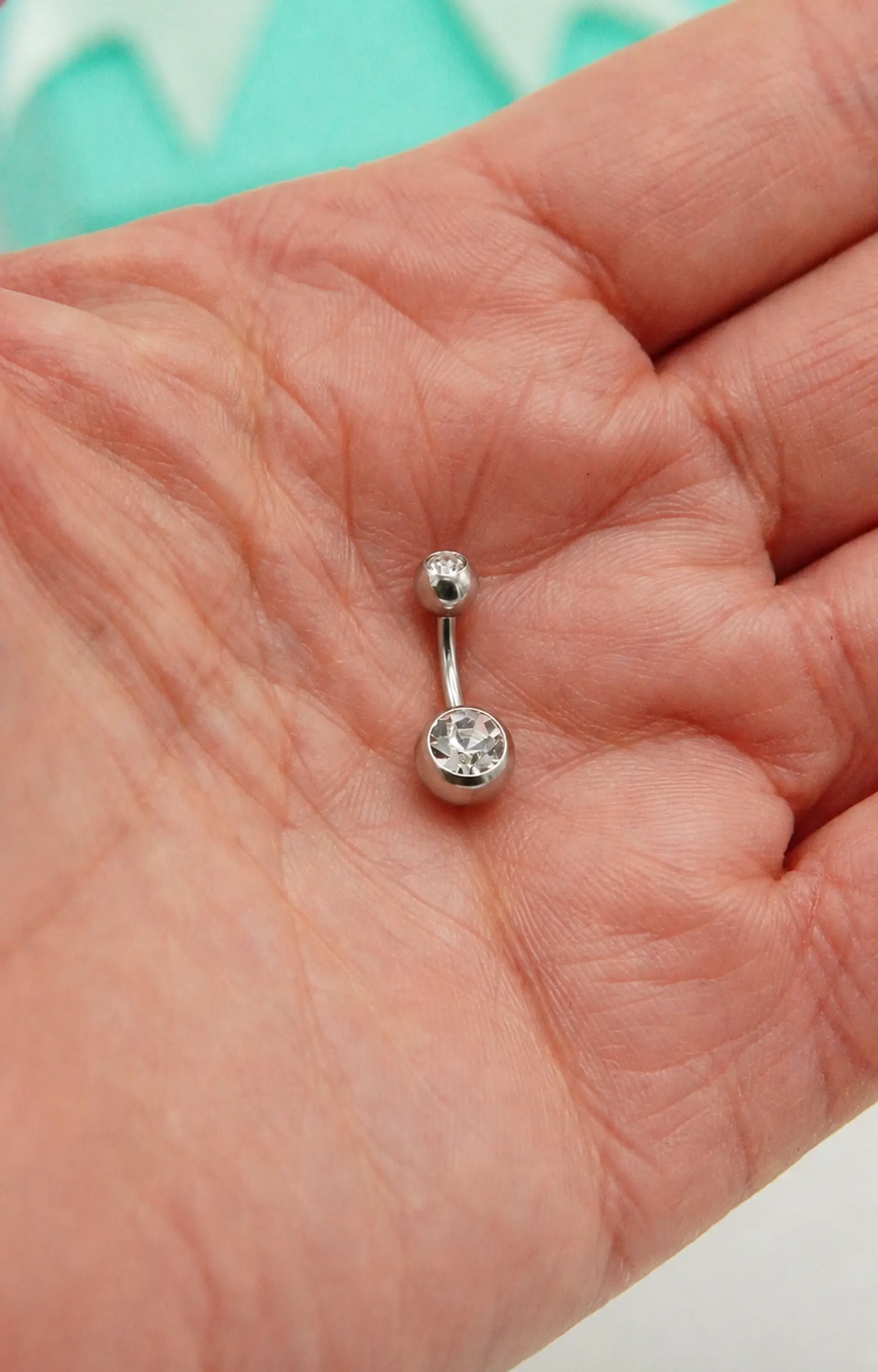 Piercing ombligo navel 6mm acero quirurgico 316L 4