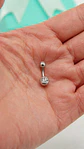 Piercing ombligo navel 6mm acero quirurgico 316L - Miniatura 4