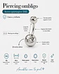 Piercing ombligo navel 6mm acero quirurgico 316L - Miniatura 2