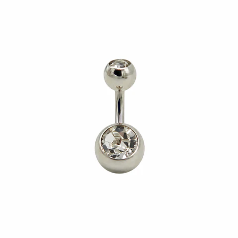 Piercing ombligo navel 6mm acero quirurgico 316L