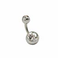 Piercing ombligo navel 6mm acero quirurgico 316L - Miniatura 6