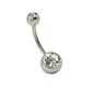 Piercing ombligo navel 12mm acero quirurgico 316L - Miniatura 7